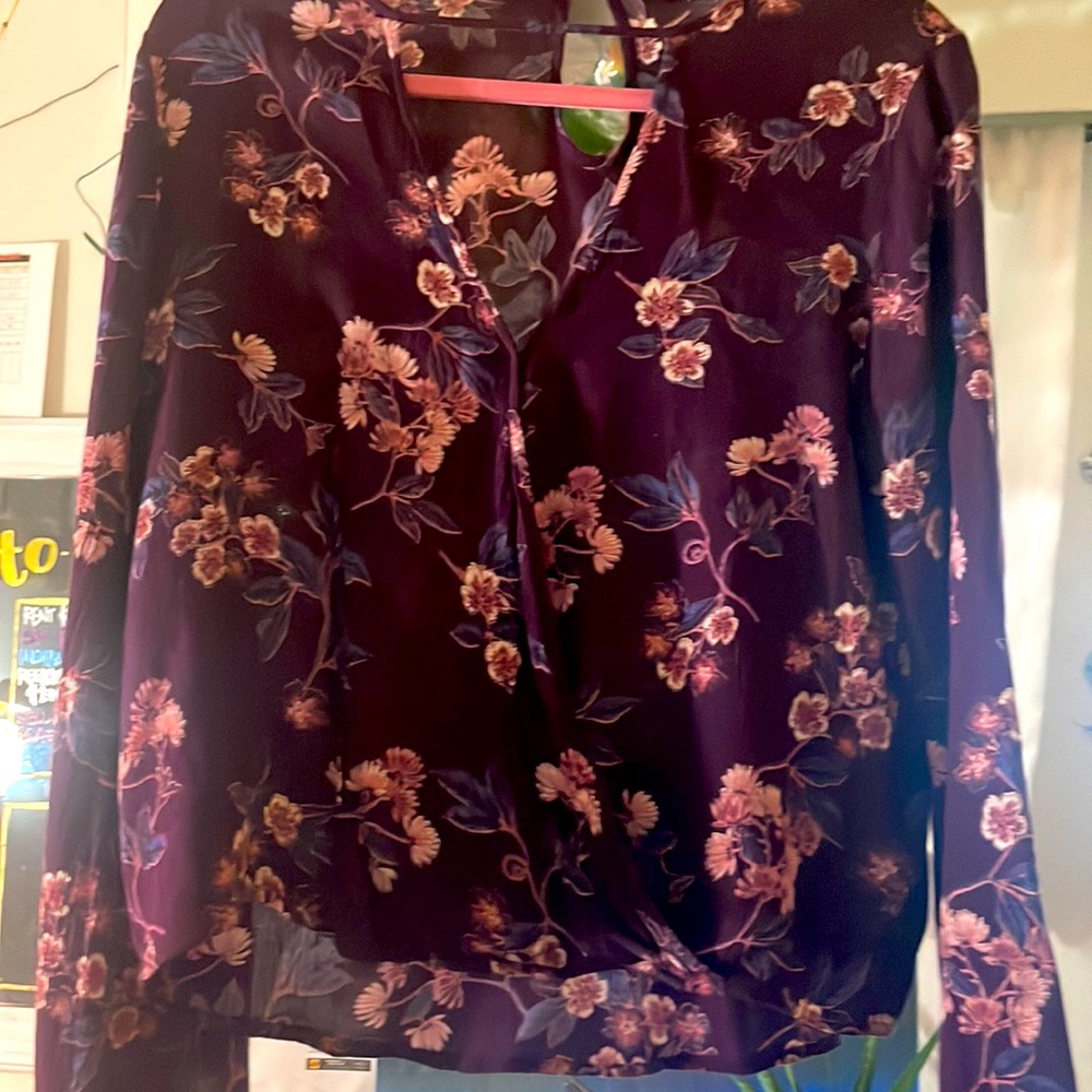 Floral long sleeve blouse